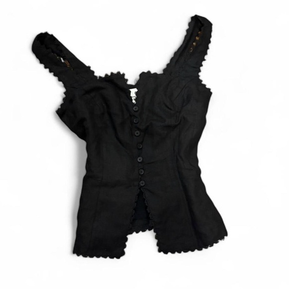 Reformation Tops - Reformation Button-Front Corset Top